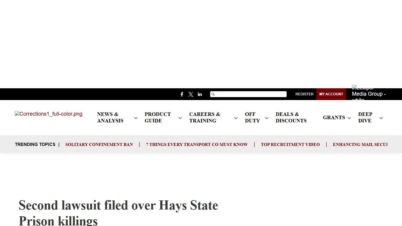 Second lawsuit filed over Hays State Prison killings