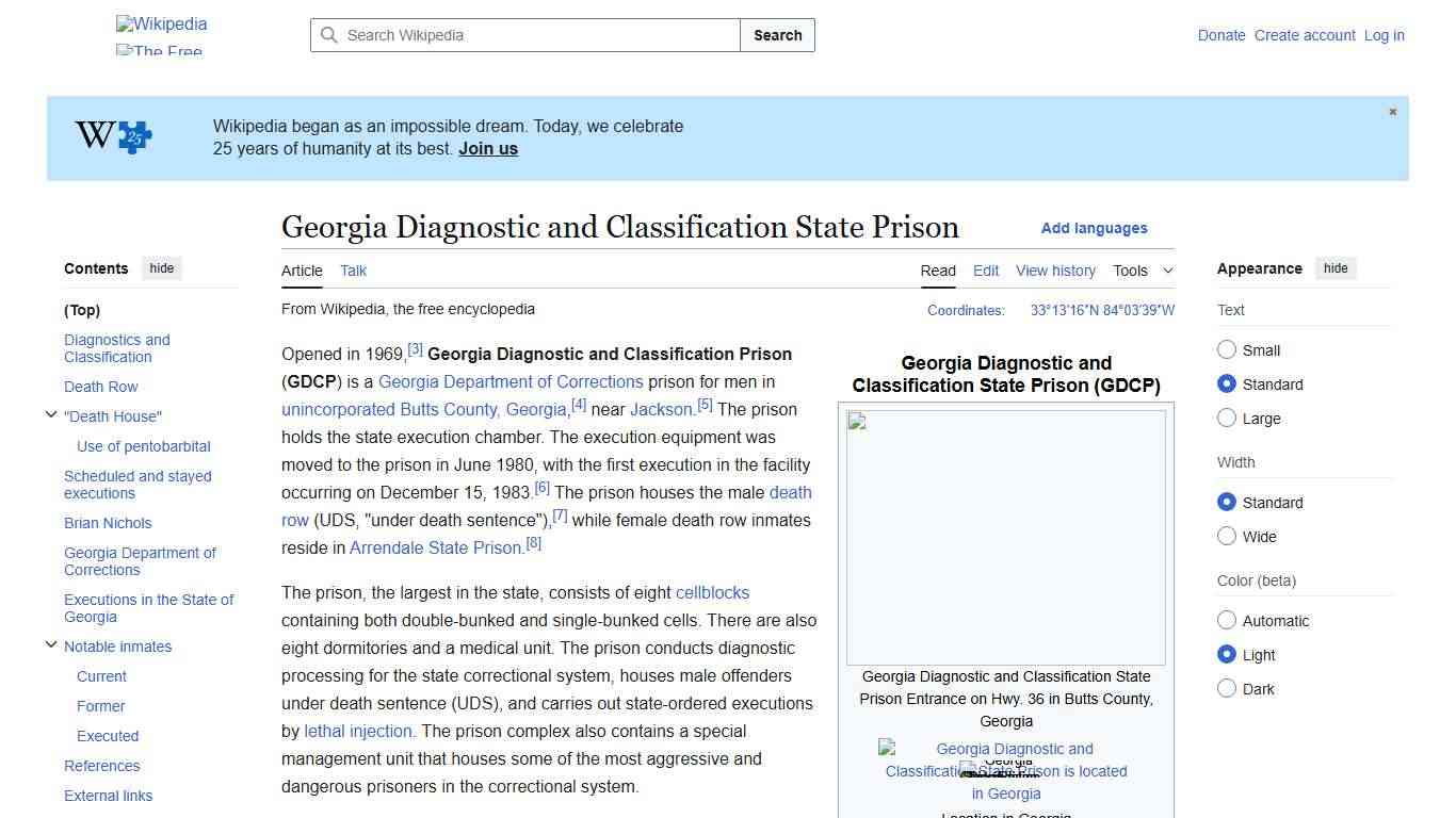 Georgia Diagnostic and Classification State Prison - Wikipedia